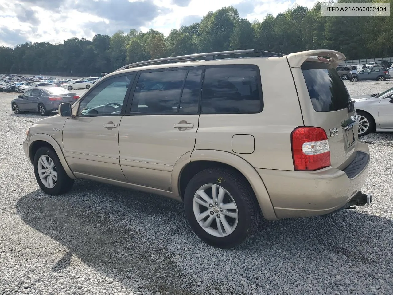 2006 Toyota Highlander Hybrid VIN: JTEDW21A060002404 Lot: 73393604