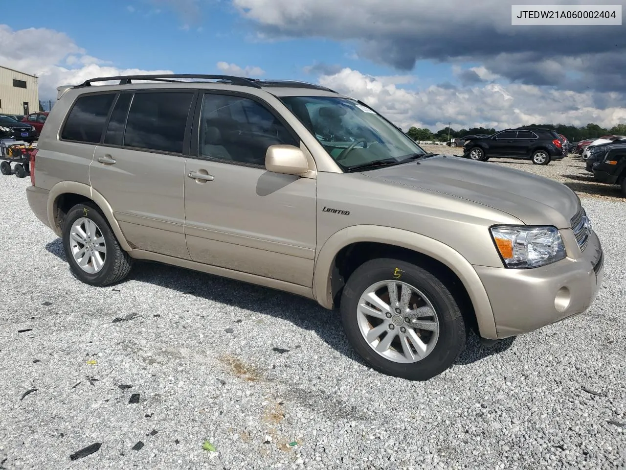 2006 Toyota Highlander Hybrid VIN: JTEDW21A060002404 Lot: 73393604