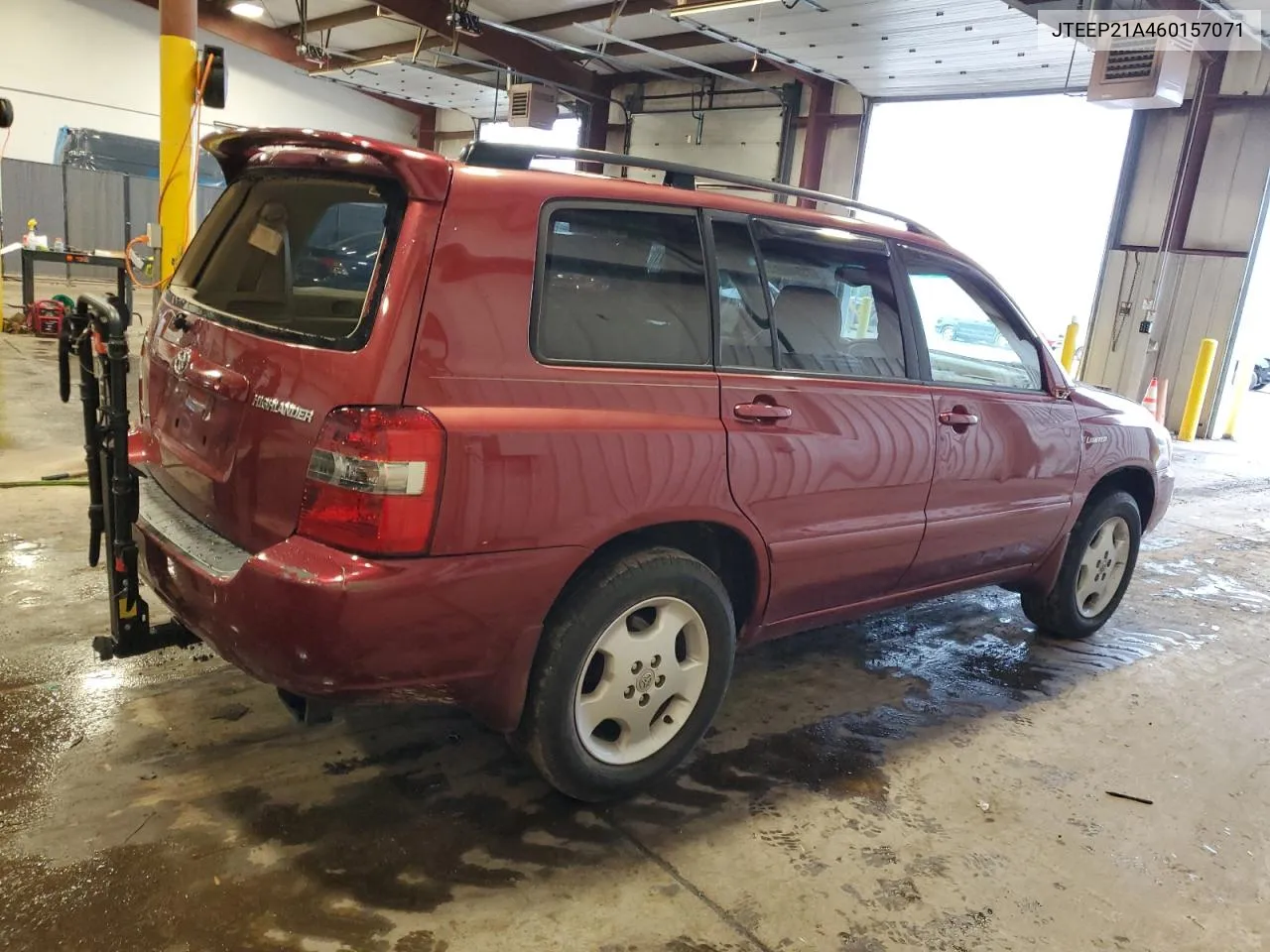 2006 Toyota Highlander Limited VIN: JTEEP21A460157071 Lot: 73540294