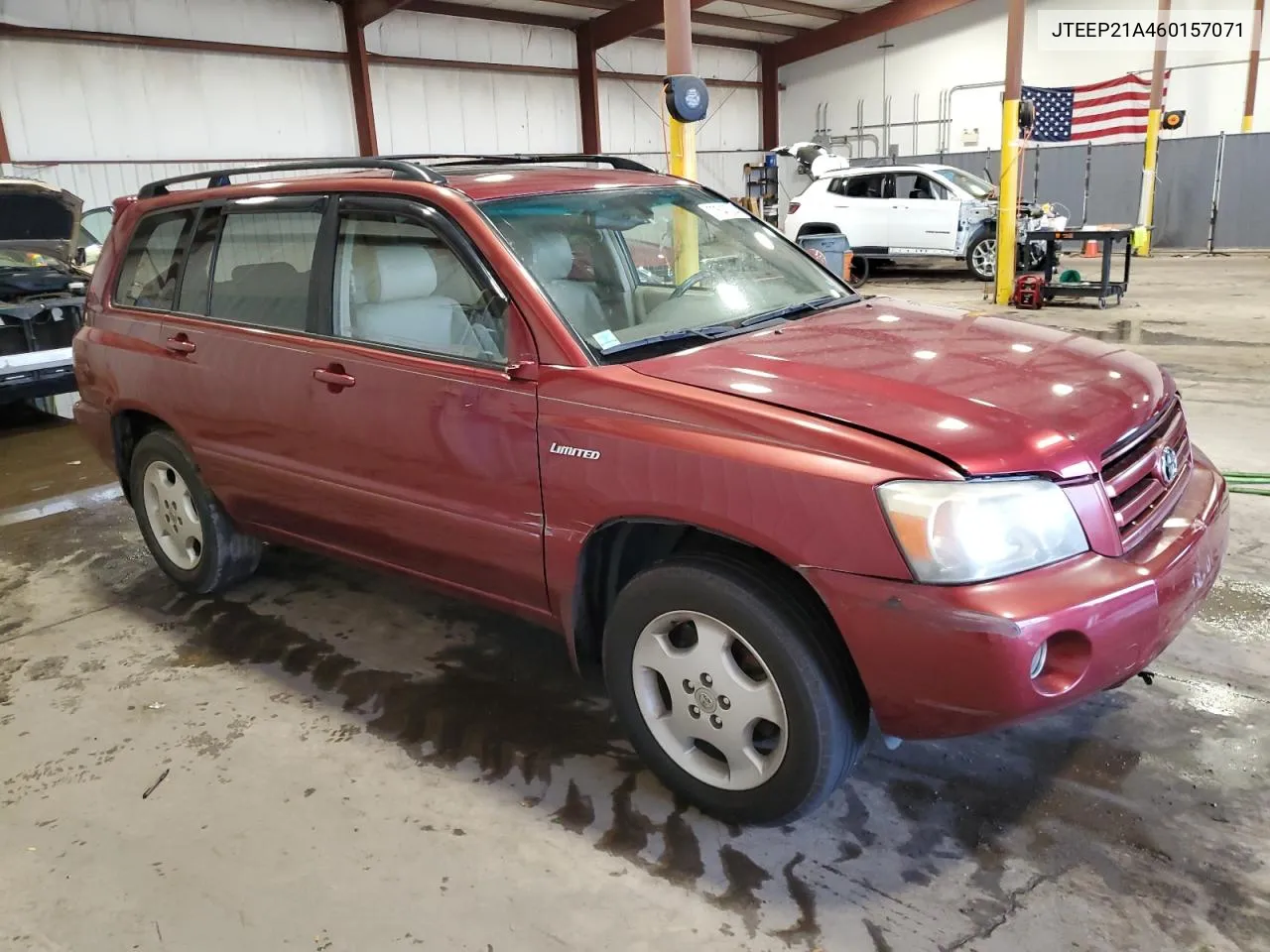 2006 Toyota Highlander Limited VIN: JTEEP21A460157071 Lot: 73540294