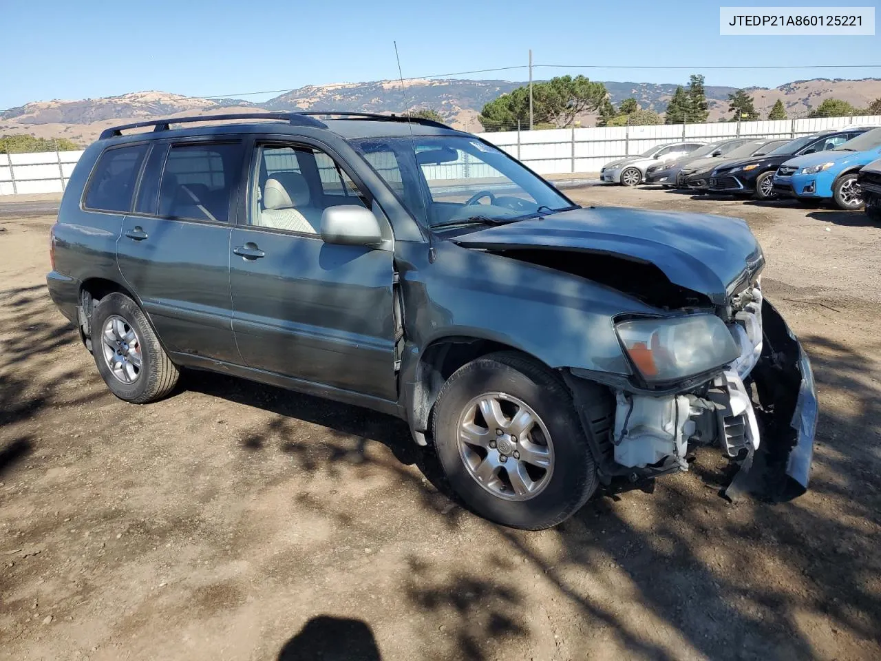 JTEDP21A860125221 2006 Toyota Highlander Limited