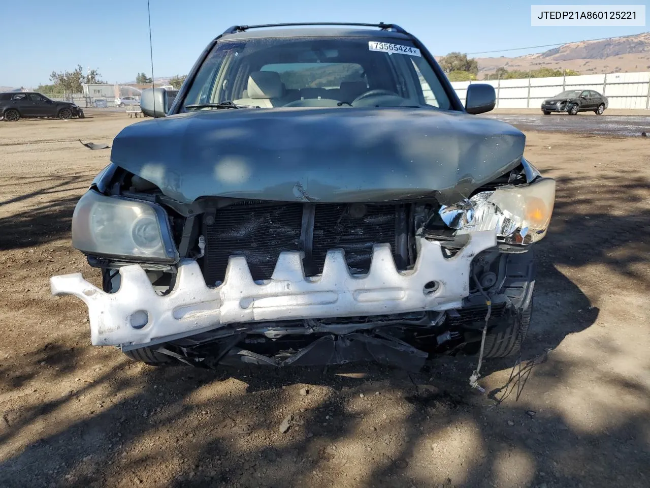 2006 Toyota Highlander Limited VIN: JTEDP21A860125221 Lot: 73565424