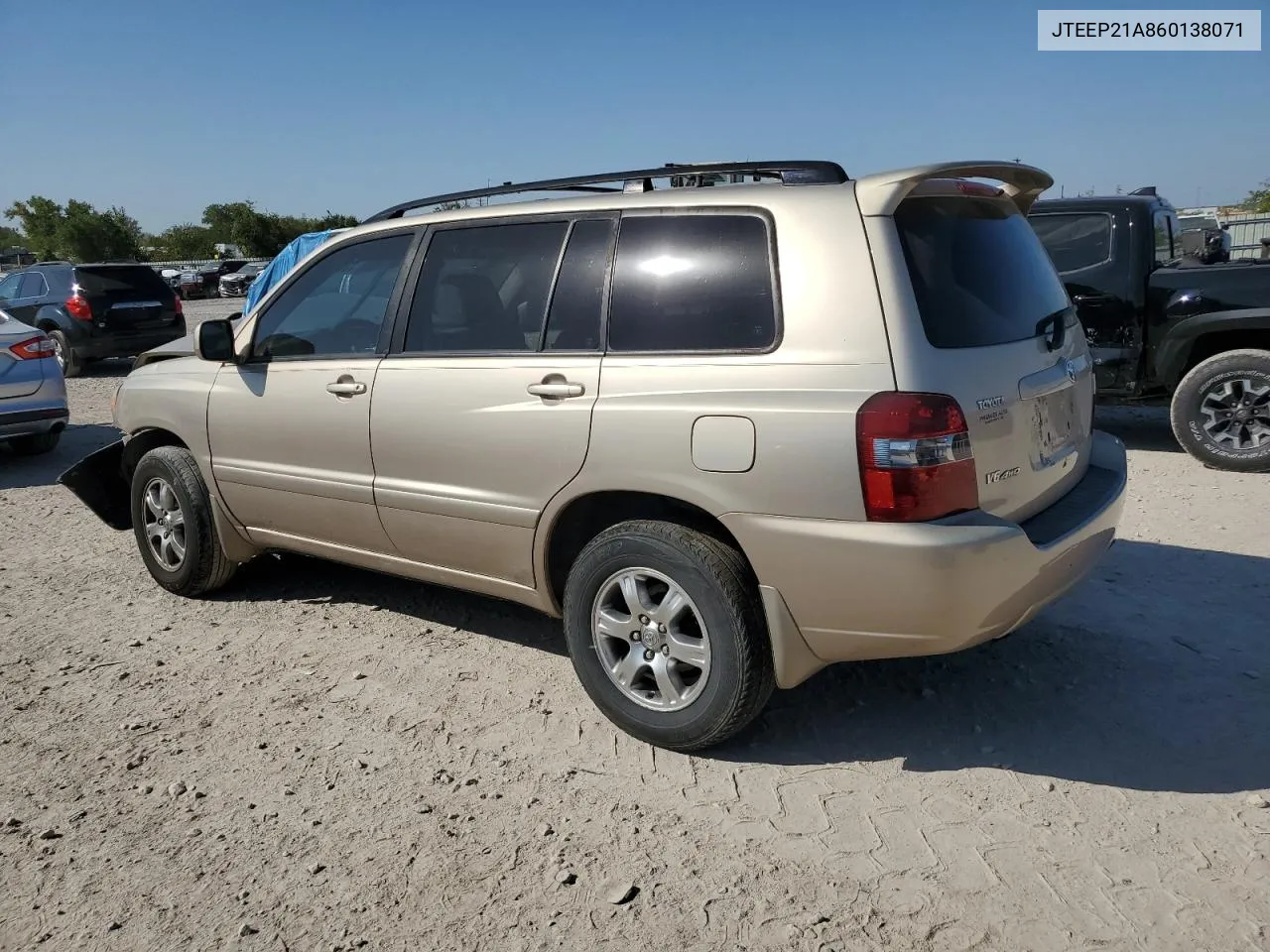 2006 Toyota Highlander Limited VIN: JTEEP21A860138071 Lot: 73983804