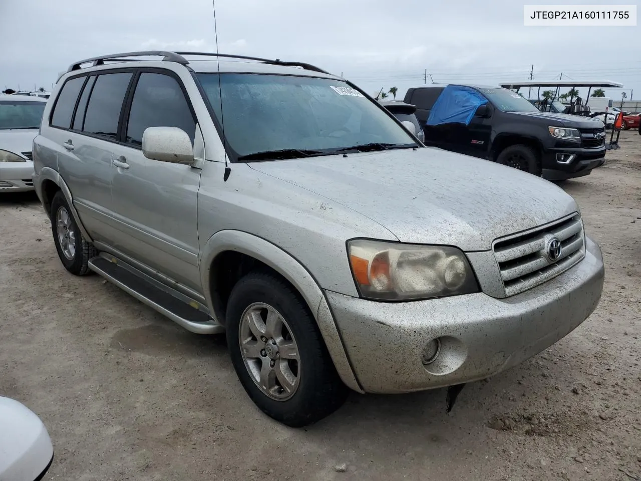 2006 Toyota Highlander Limited VIN: JTEGP21A160111755 Lot: 74204674