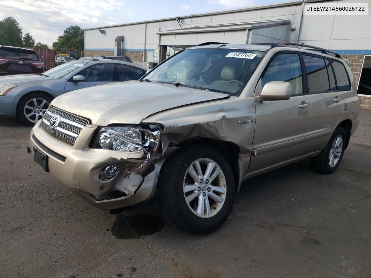 JTEEW21A560026122 2006 Toyota Highlander Hybrid