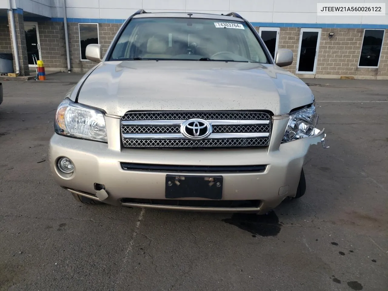 2006 Toyota Highlander Hybrid VIN: JTEEW21A560026122 Lot: 74303764