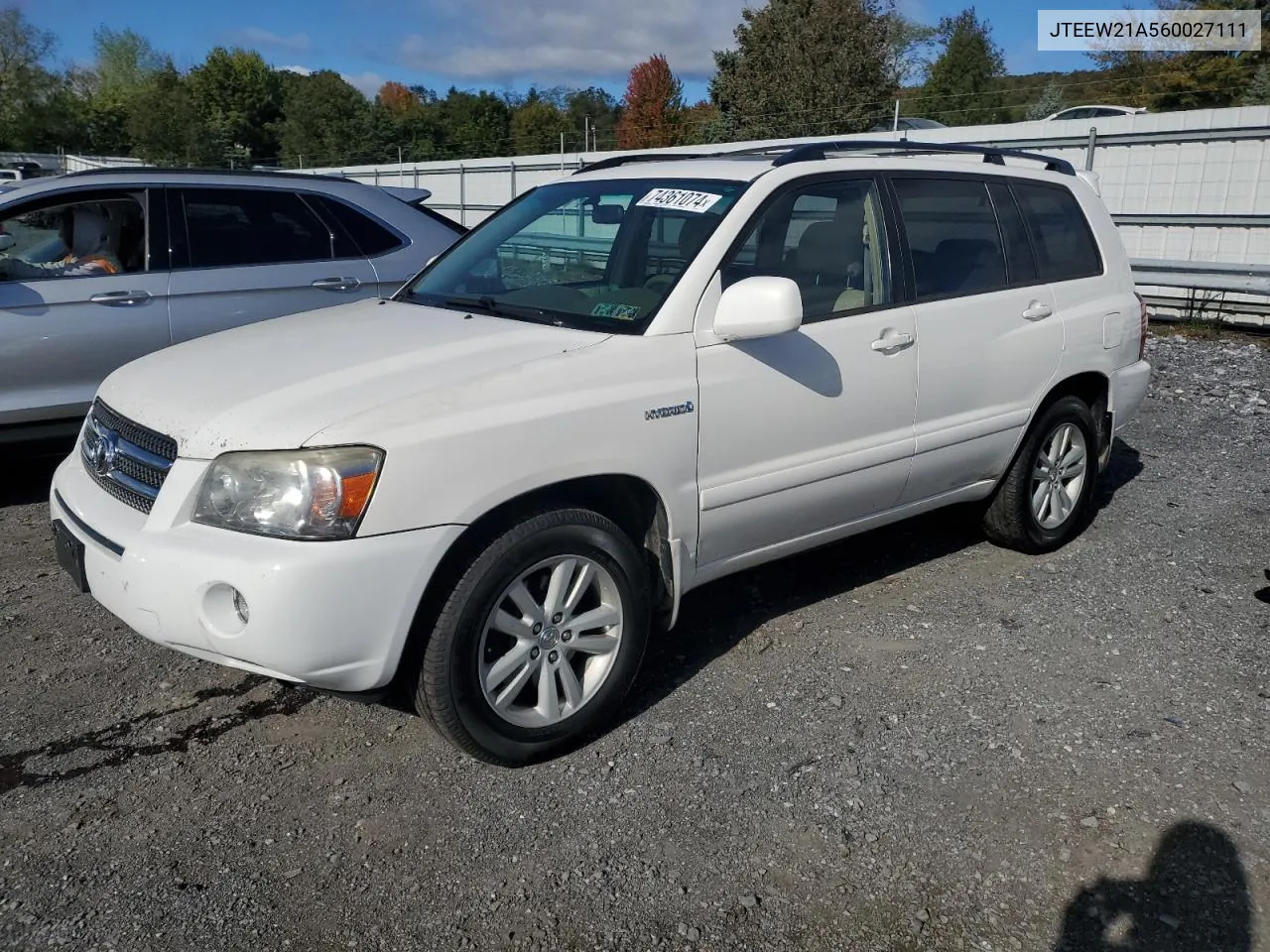 2006 Toyota Highlander Hybrid VIN: JTEEW21A560027111 Lot: 74361074