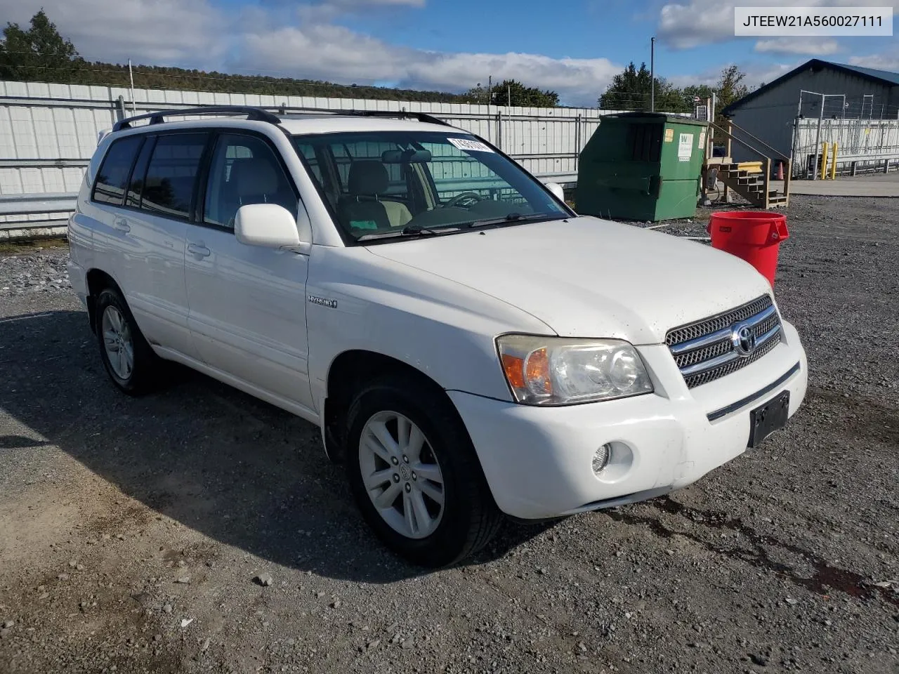 JTEEW21A560027111 2006 Toyota Highlander Hybrid