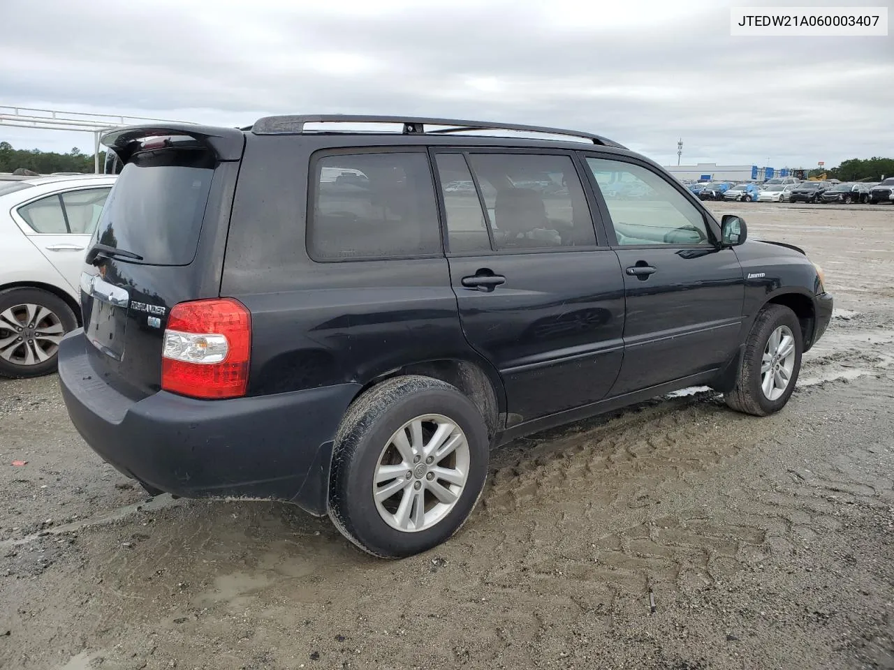 2006 Toyota Highlander Hybrid VIN: JTEDW21A060003407 Lot: 75050474