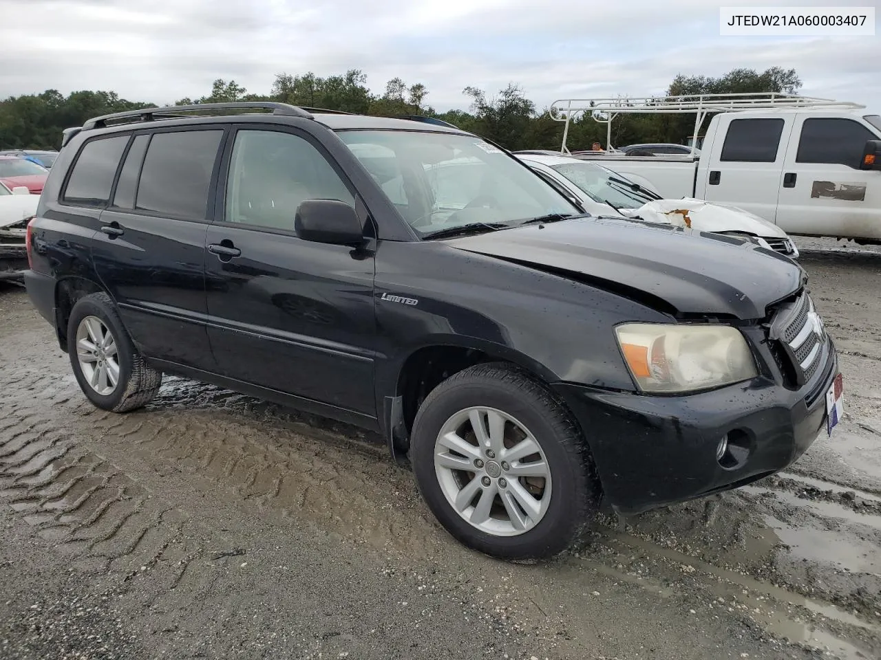 2006 Toyota Highlander Hybrid VIN: JTEDW21A060003407 Lot: 75050474