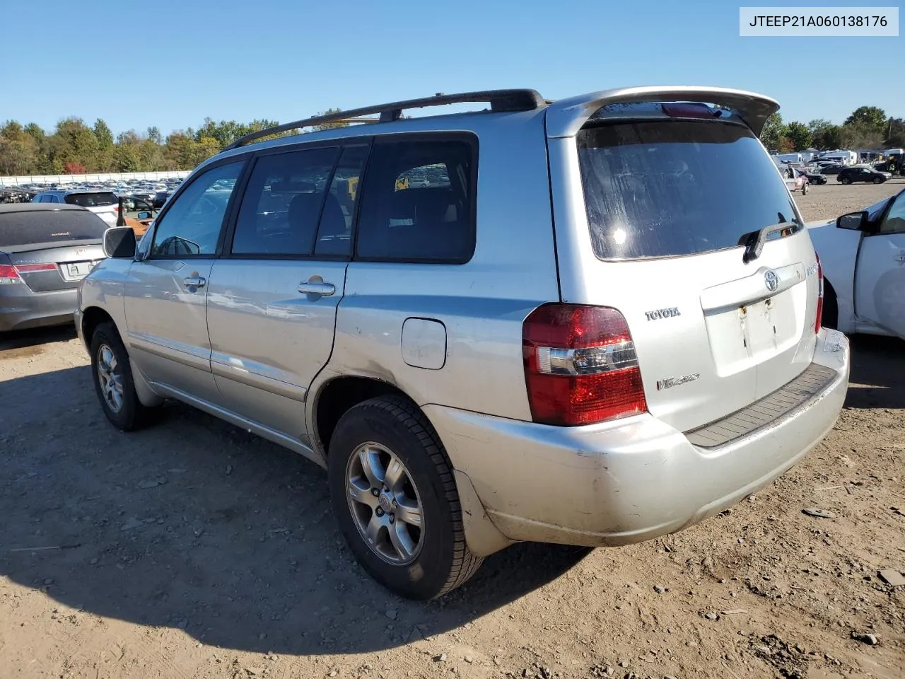 2006 Toyota Highlander Limited VIN: JTEEP21A060138176 Lot: 75351734