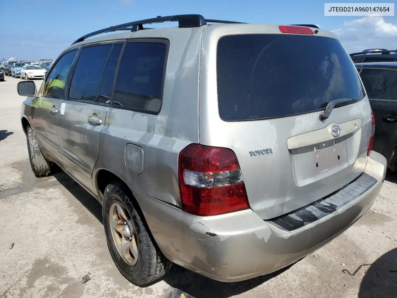 JTEGD21A960147654 2006 Toyota Highlander