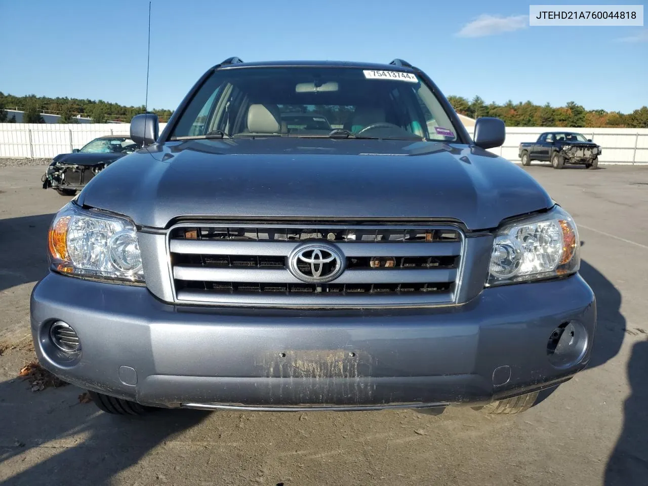 2006 Toyota Highlander VIN: JTEHD21A760044818 Lot: 75413744