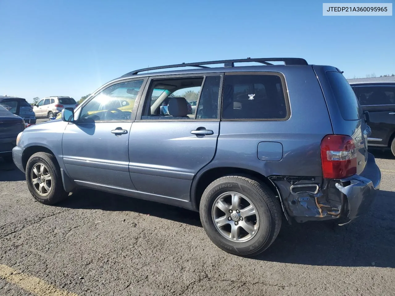 2006 Toyota Highlander Limited VIN: JTEDP21A360095965 Lot: 75566744