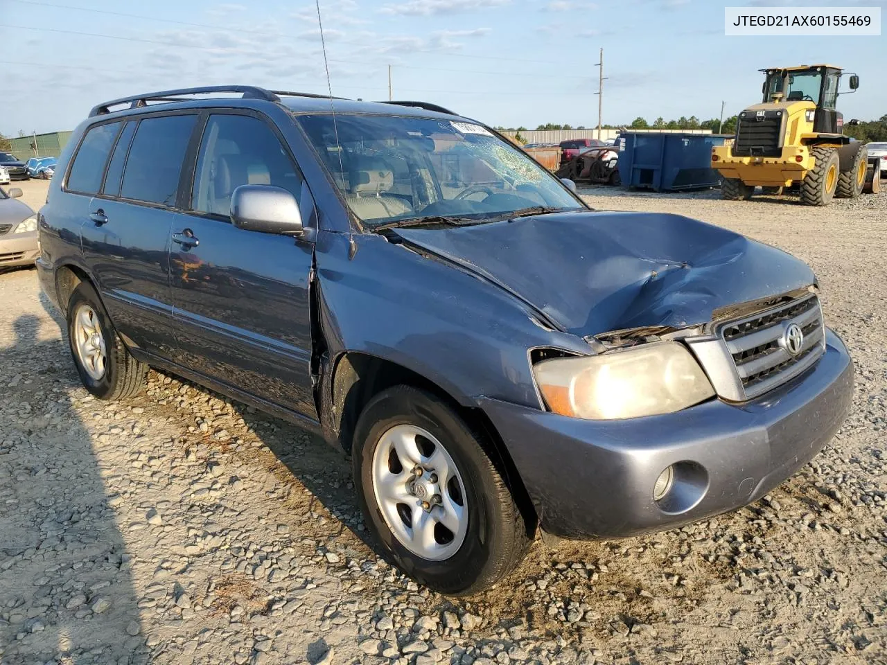 2006 Toyota Highlander VIN: JTEGD21AX60155469 Lot: 75867724