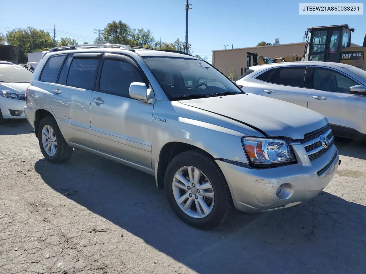 2006 Toyota Highlander Hybrid VIN: JTEEW21A860033291 Lot: 76087834