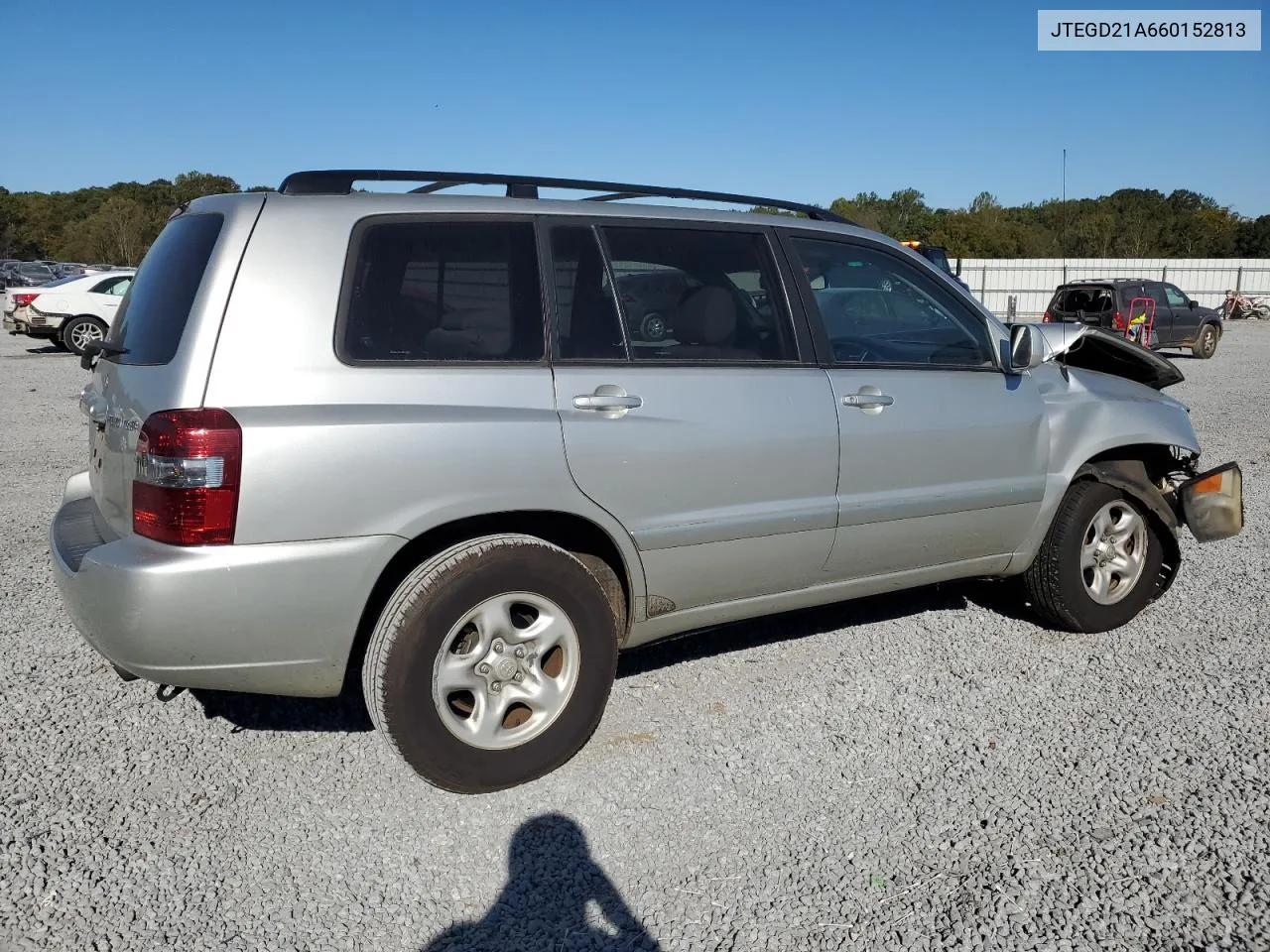 2006 Toyota Highlander VIN: JTEGD21A660152813 Lot: 76588114