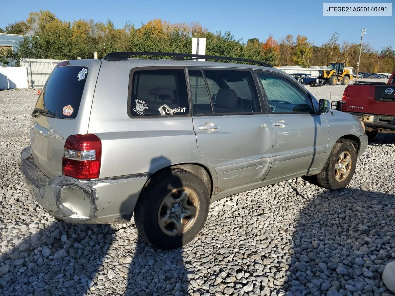 JTEGD21A560140491 2006 Toyota Highlander