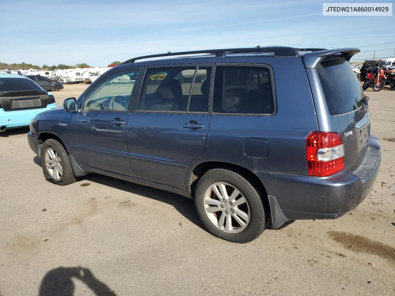 JTEDW21A860014929 2006 Toyota Highlander Hybrid