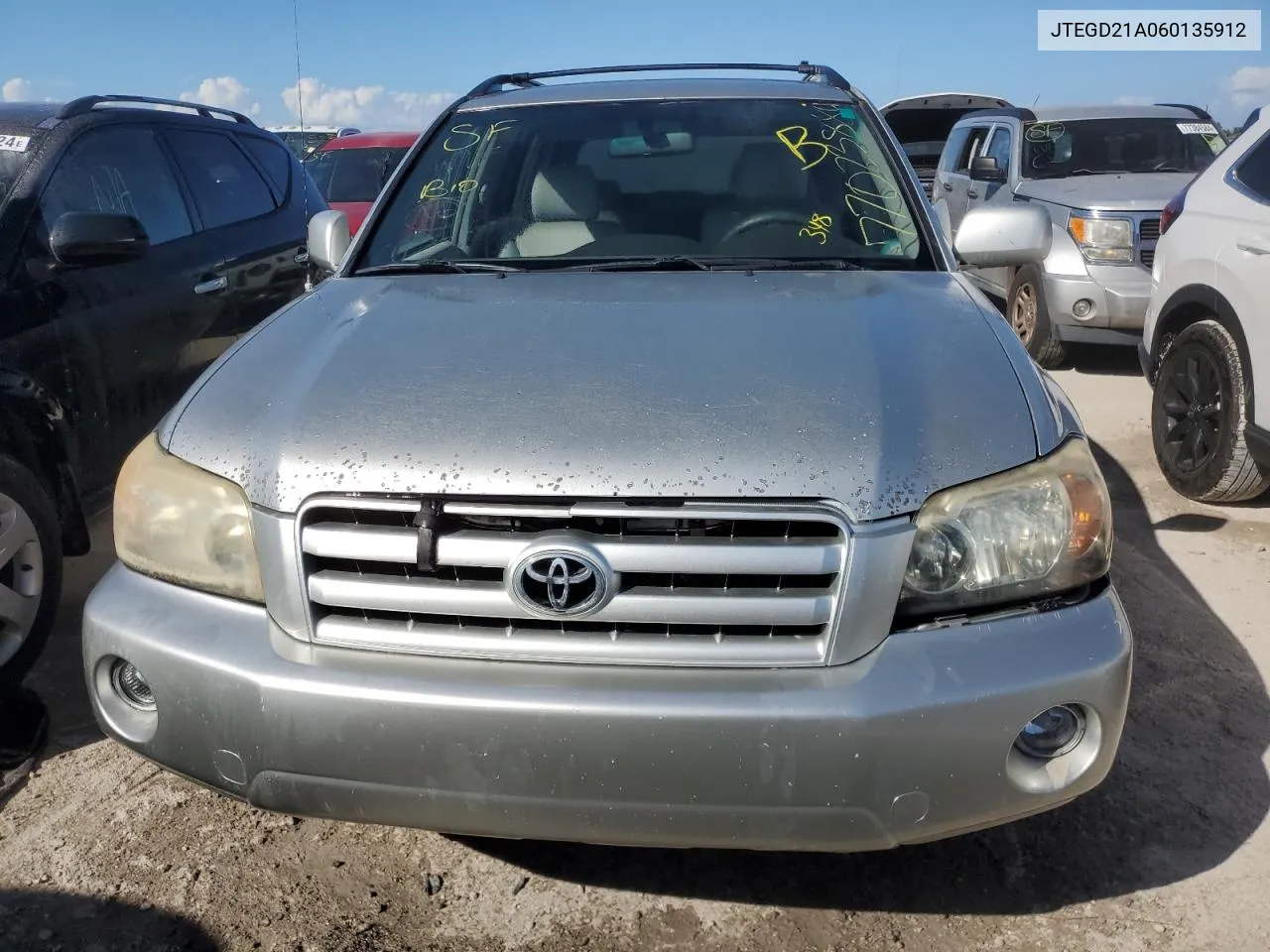 2006 Toyota Highlander VIN: JTEGD21A060135912 Lot: 77023884