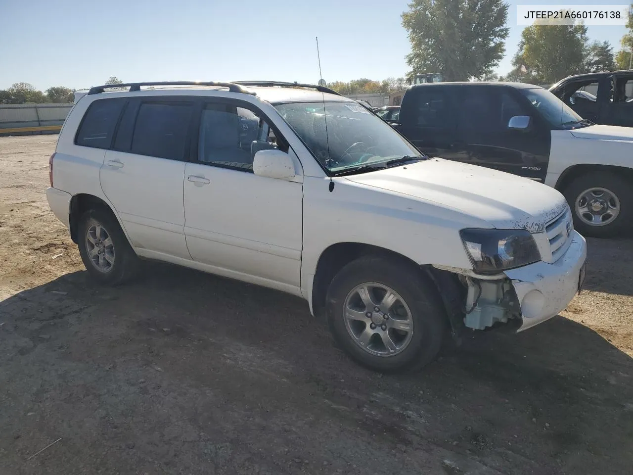 2006 Toyota Highlander Limited VIN: JTEEP21A660176138 Lot: 77327114