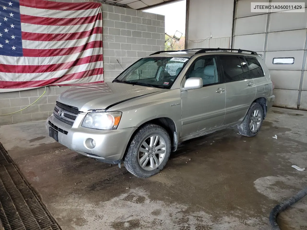 2006 Toyota Highlander Hybrid VIN: JTEEW21A060011429 Lot: 78533184