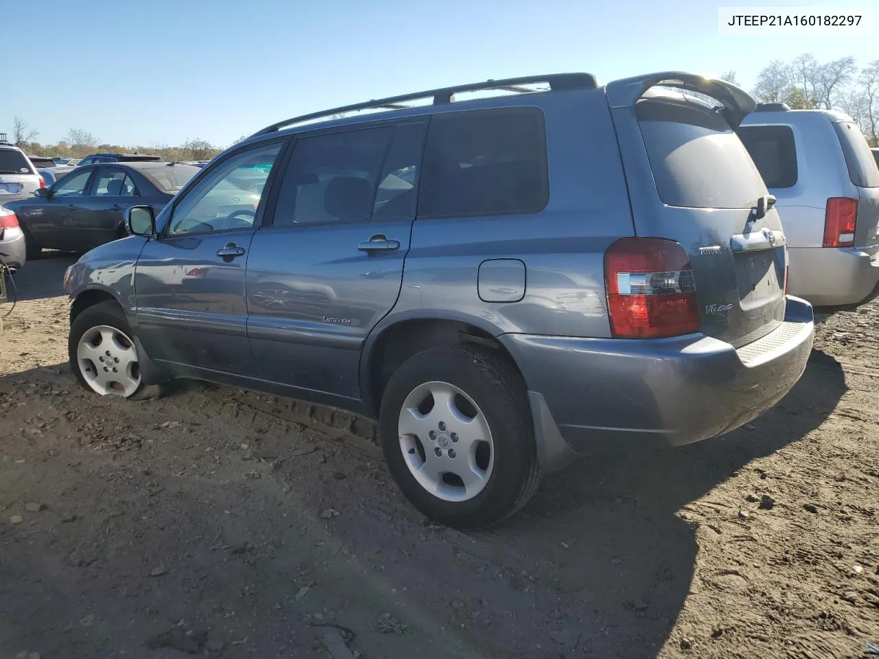 2006 Toyota Highlander Limited VIN: JTEEP21A160182297 Lot: 78723324