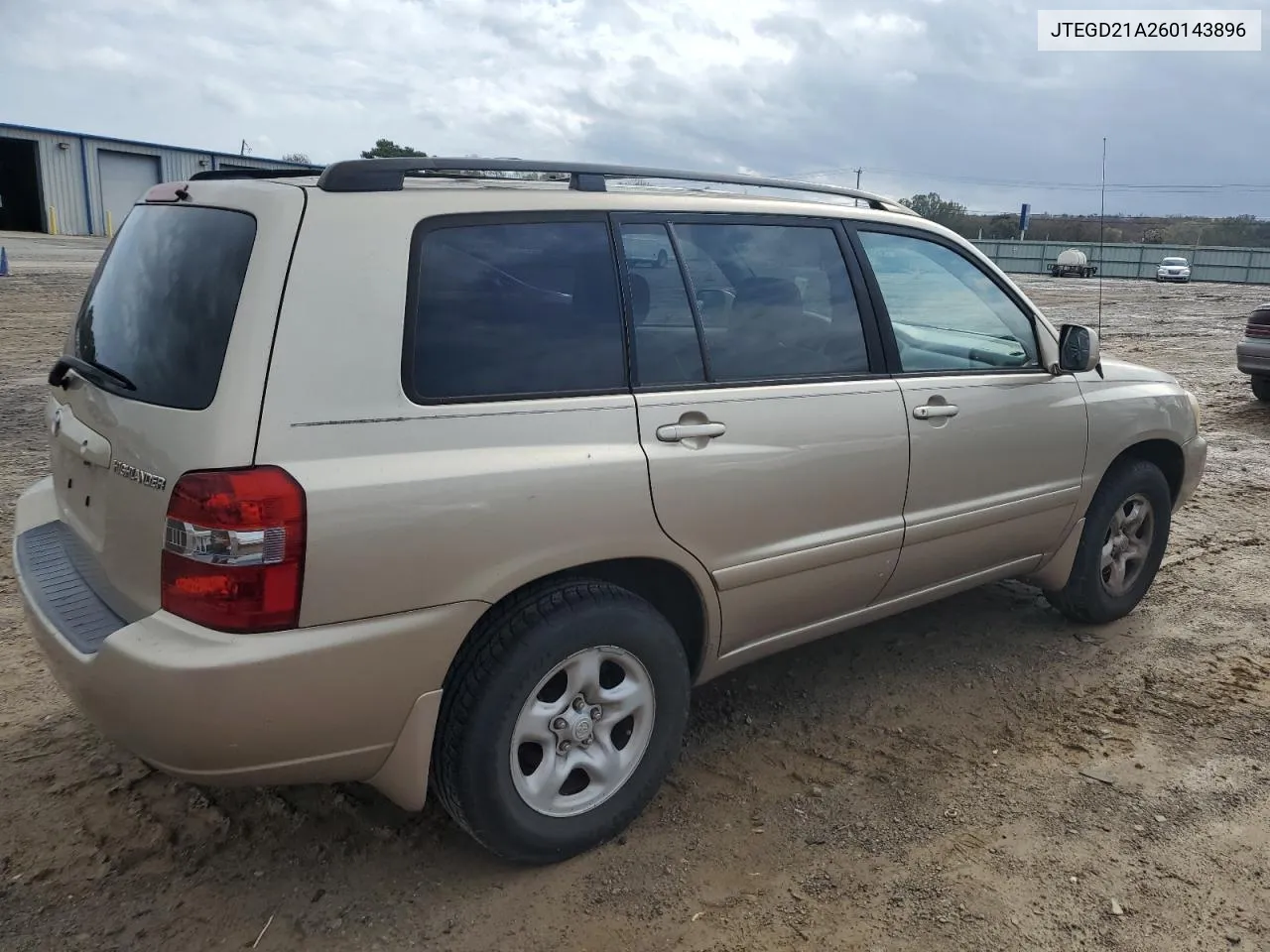 2006 Toyota Highlander VIN: JTEGD21A260143896 Lot: 78941594