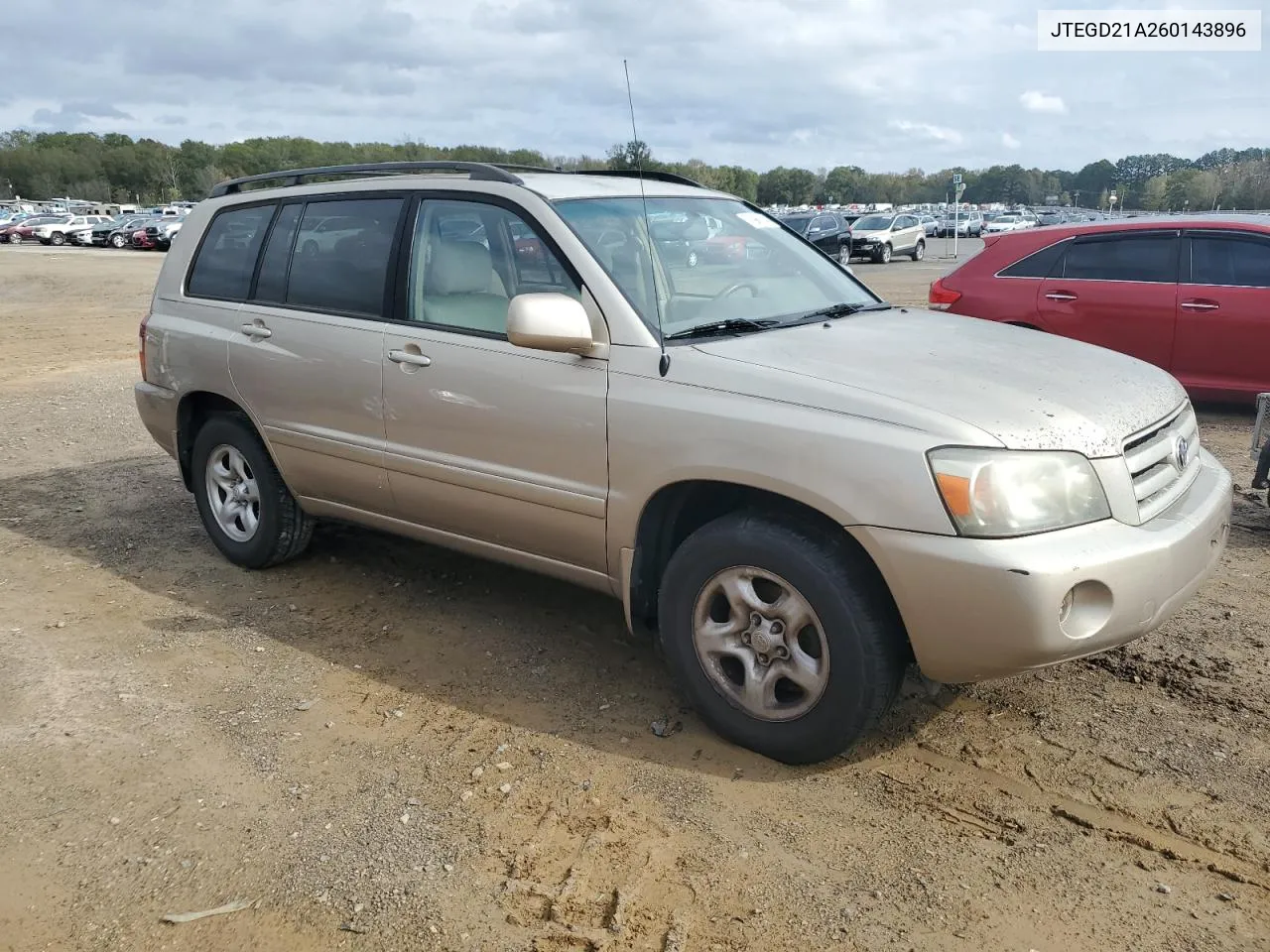 JTEGD21A260143896 2006 Toyota Highlander