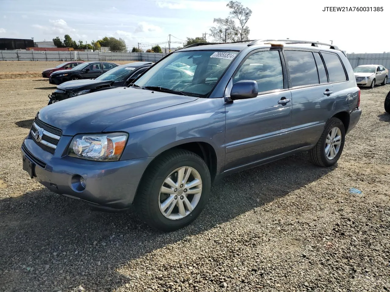 2006 Toyota Highlander Hybrid VIN: JTEEW21A760031385 Lot: 78958324