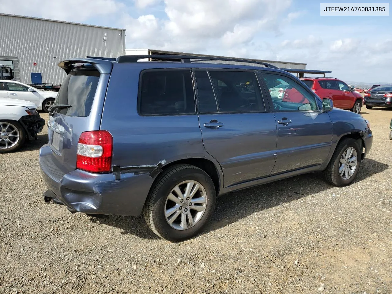 2006 Toyota Highlander Hybrid VIN: JTEEW21A760031385 Lot: 78958324