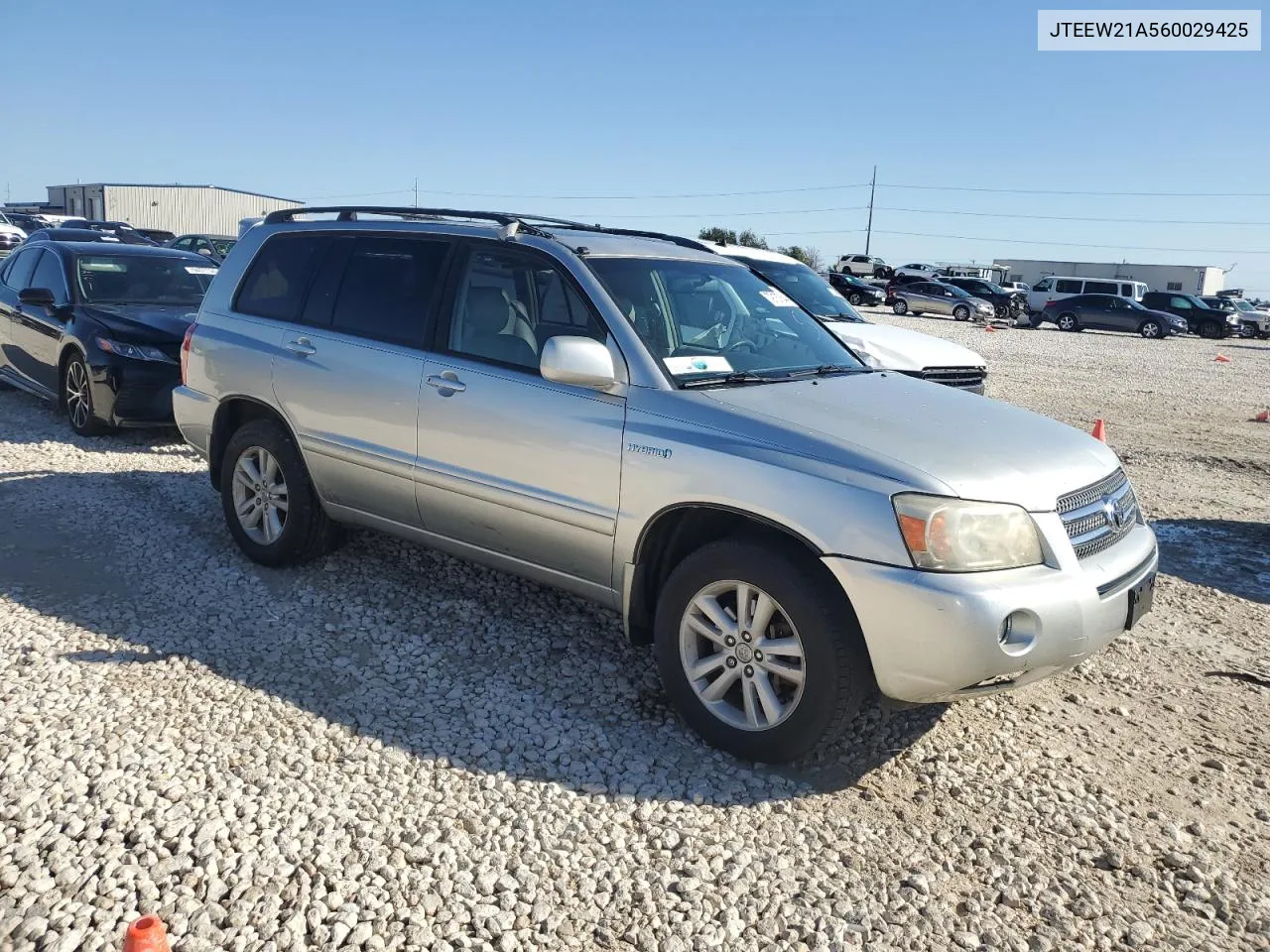 2006 Toyota Highlander Hybrid VIN: JTEEW21A560029425 Lot: 79137644