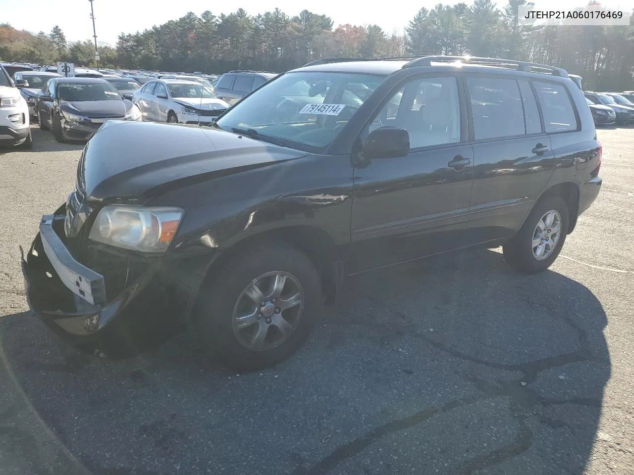 2006 Toyota Highlander Limited VIN: JTEHP21A060176469 Lot: 79145114