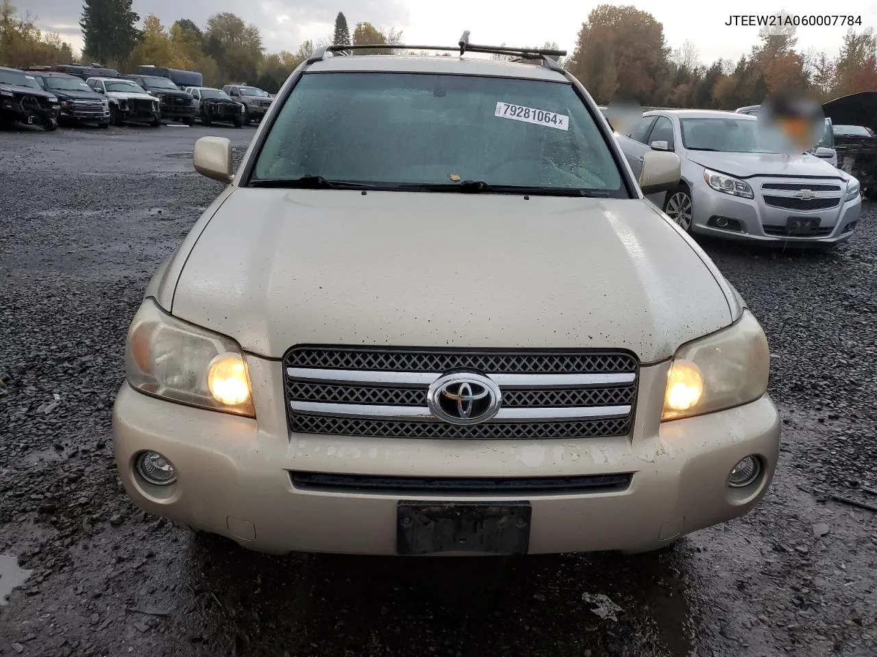 2006 Toyota Highlander Hybrid VIN: JTEEW21A060007784 Lot: 79281064