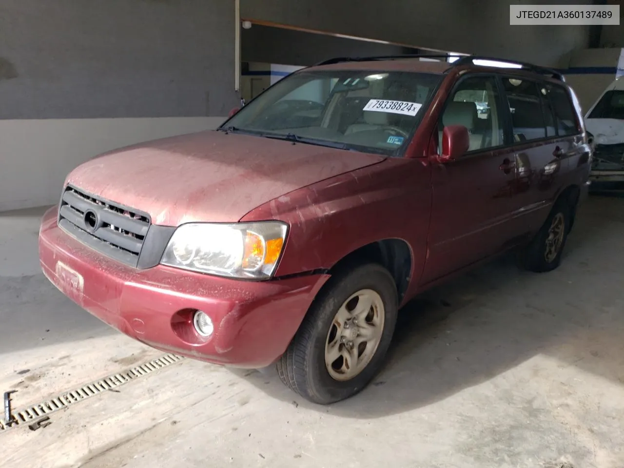 2006 Toyota Highlander VIN: JTEGD21A360137489 Lot: 79338824