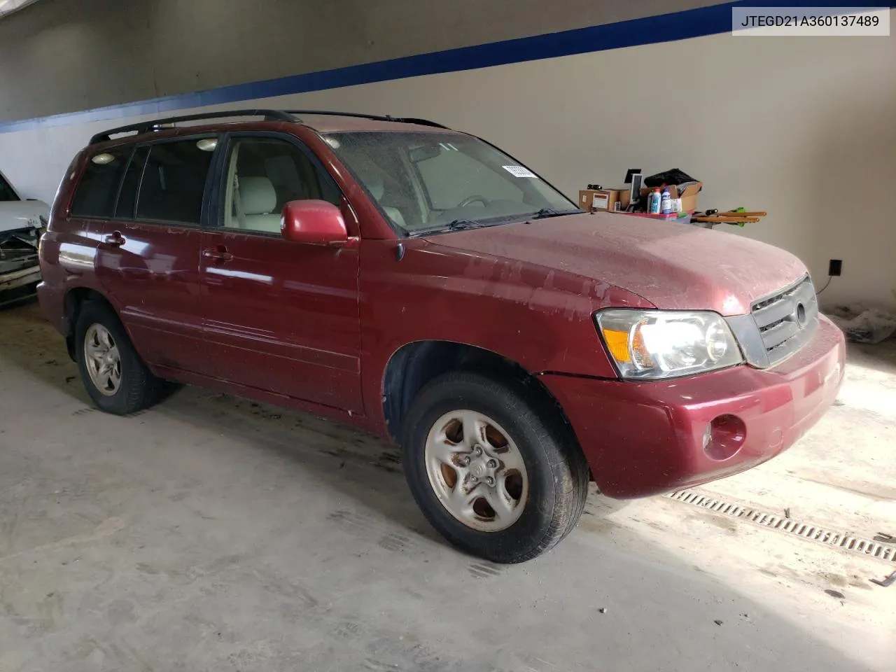 2006 Toyota Highlander VIN: JTEGD21A360137489 Lot: 79338824