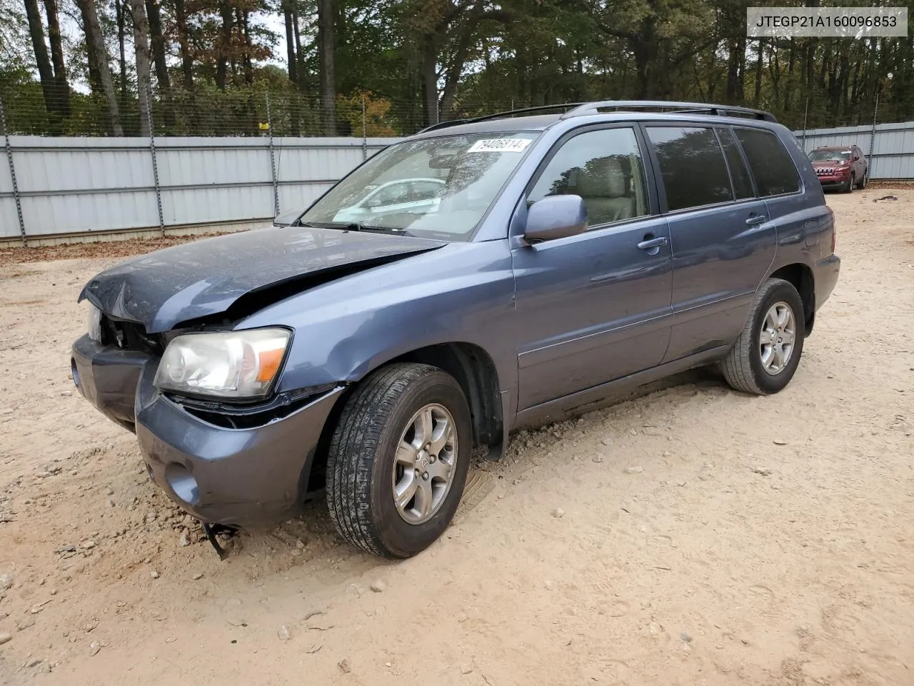 2006 Toyota Highlander Limited VIN: JTEGP21A160096853 Lot: 79406814