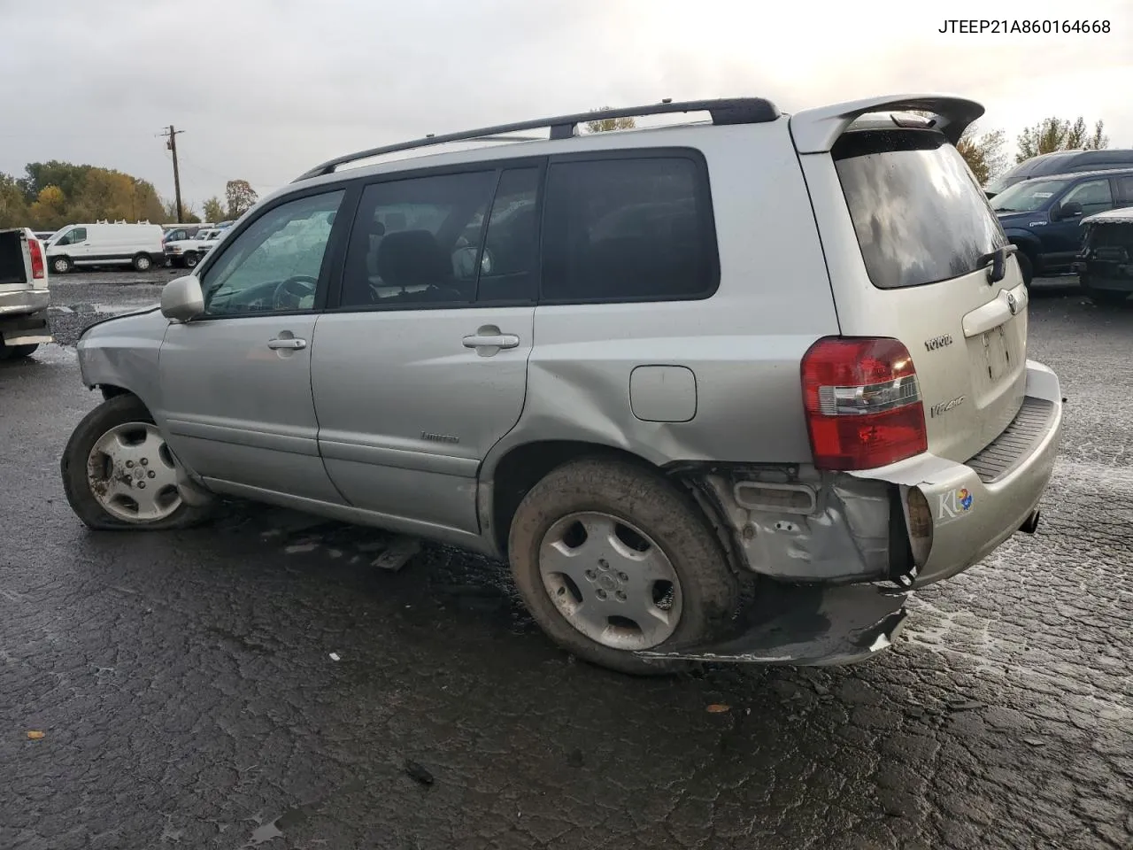 2006 Toyota Highlander Limited VIN: JTEEP21A860164668 Lot: 79509144