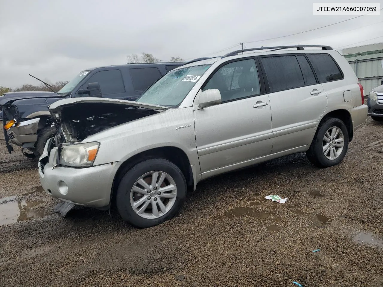 2006 Toyota Highlander Hybrid VIN: JTEEW21A660007059 Lot: 80860934