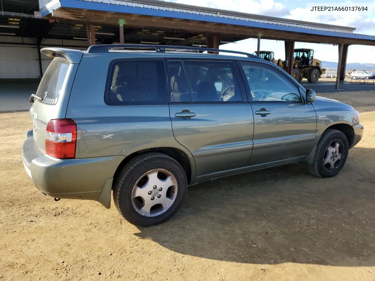 2006 Toyota Highlander Limited VIN: JTEEP21A660137694 Lot: 80964194