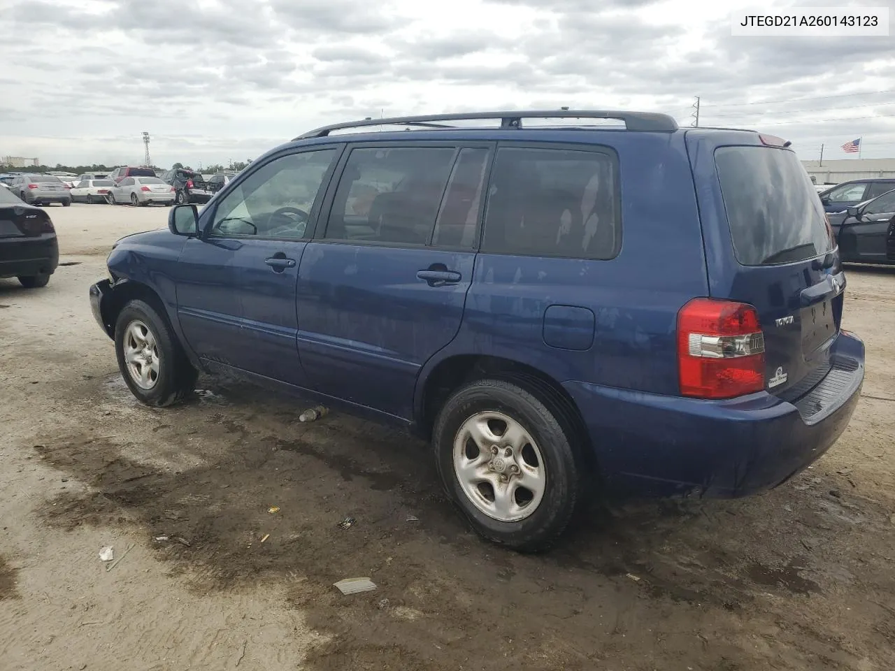 2006 Toyota Highlander VIN: JTEGD21A260143123 Lot: 81049814