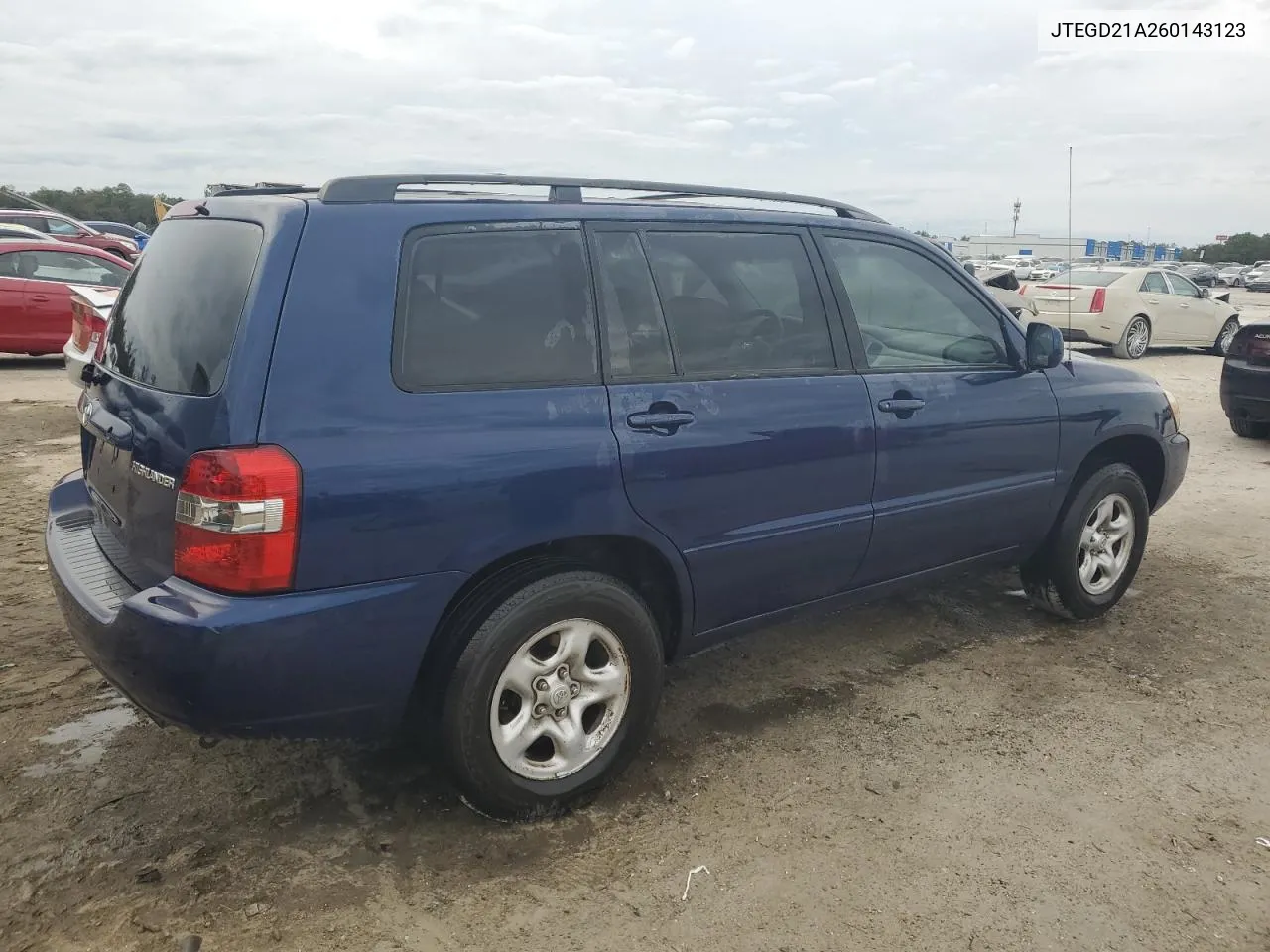 2006 Toyota Highlander VIN: JTEGD21A260143123 Lot: 81049814