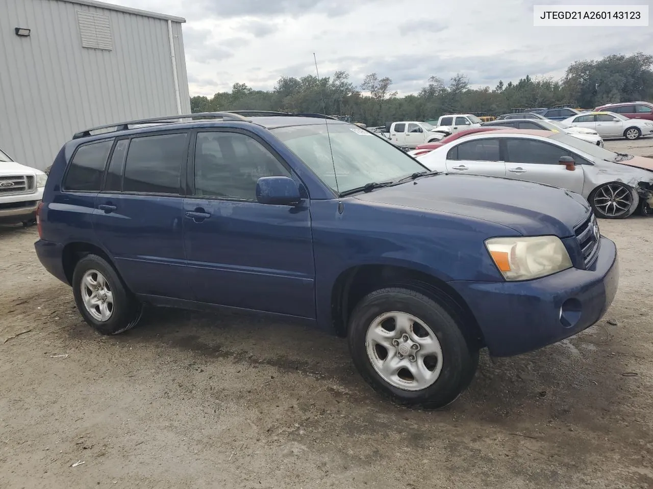 2006 Toyota Highlander VIN: JTEGD21A260143123 Lot: 81049814