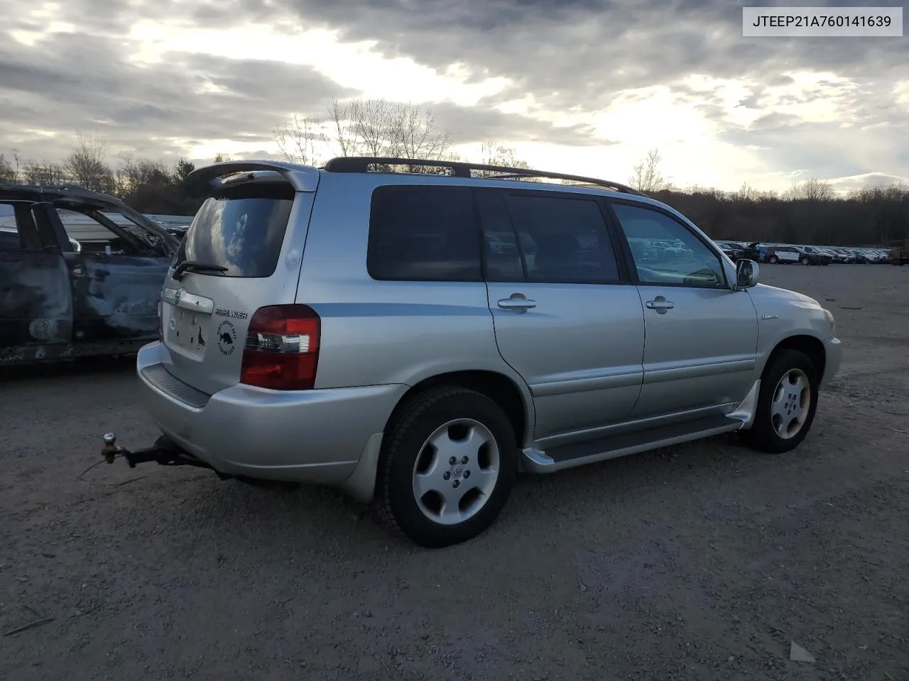 2006 Toyota Highlander Limited VIN: JTEEP21A760141639 Lot: 81085454