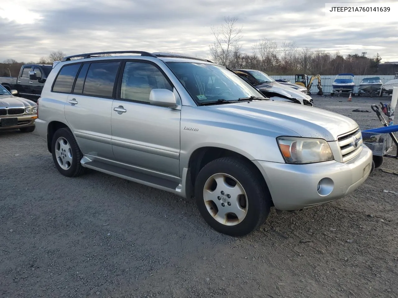 2006 Toyota Highlander Limited VIN: JTEEP21A760141639 Lot: 81085454