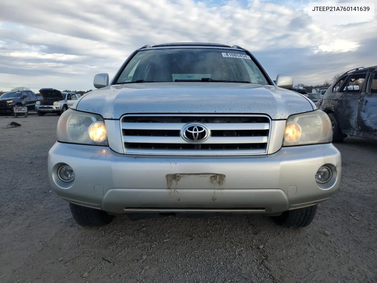 2006 Toyota Highlander Limited VIN: JTEEP21A760141639 Lot: 81085454