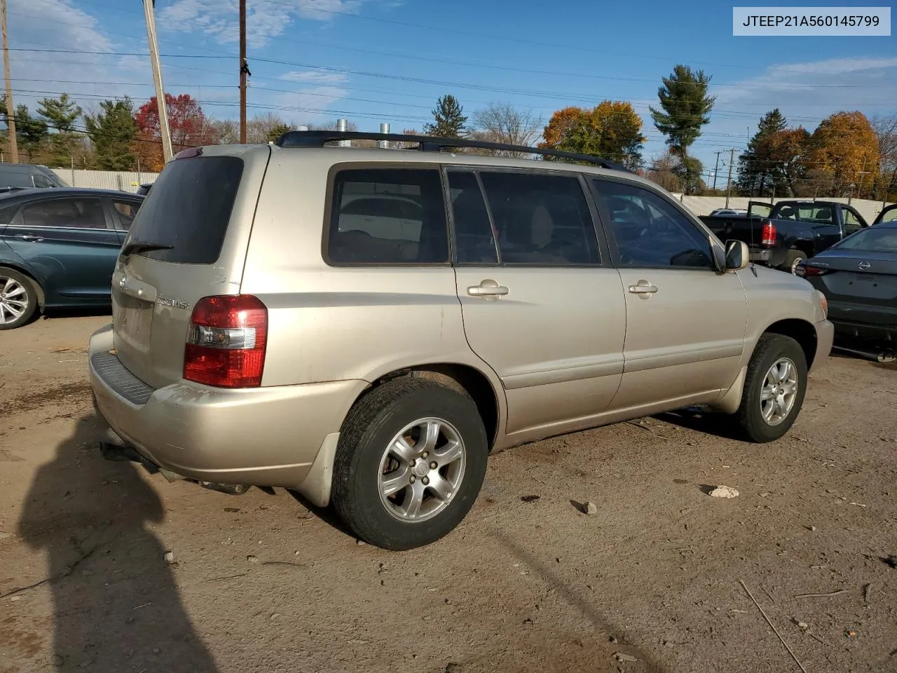 2006 Toyota Highlander Limited VIN: JTEEP21A560145799 Lot: 81411154