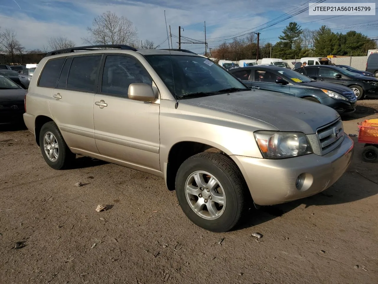 2006 Toyota Highlander Limited VIN: JTEEP21A560145799 Lot: 81411154