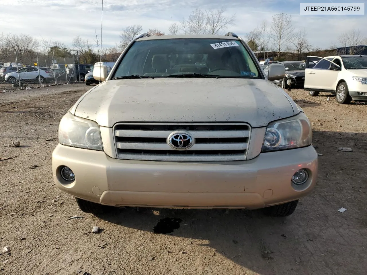 2006 Toyota Highlander Limited VIN: JTEEP21A560145799 Lot: 81411154