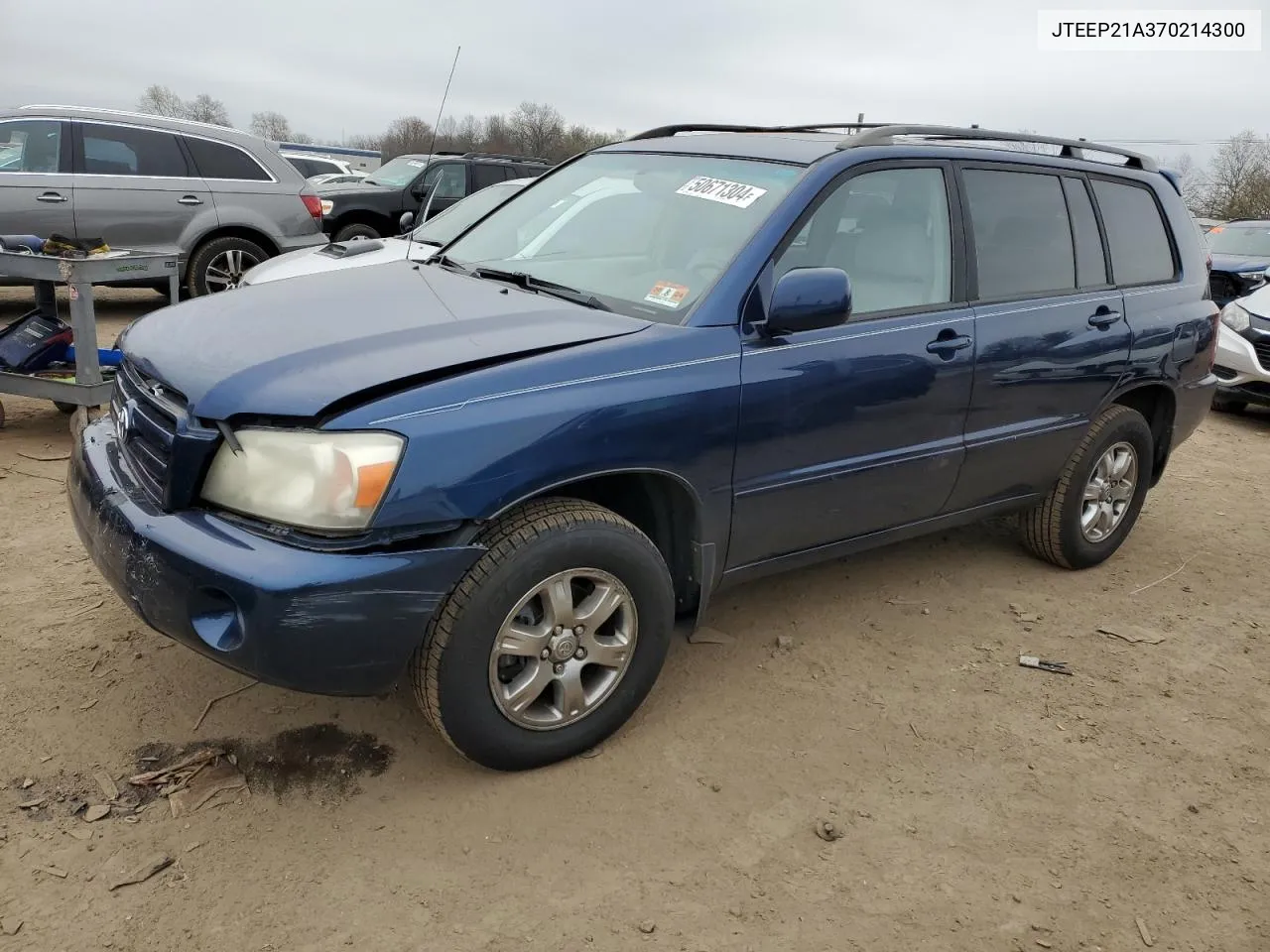 JTEEP21A370214300 2007 Toyota Highlander Sport